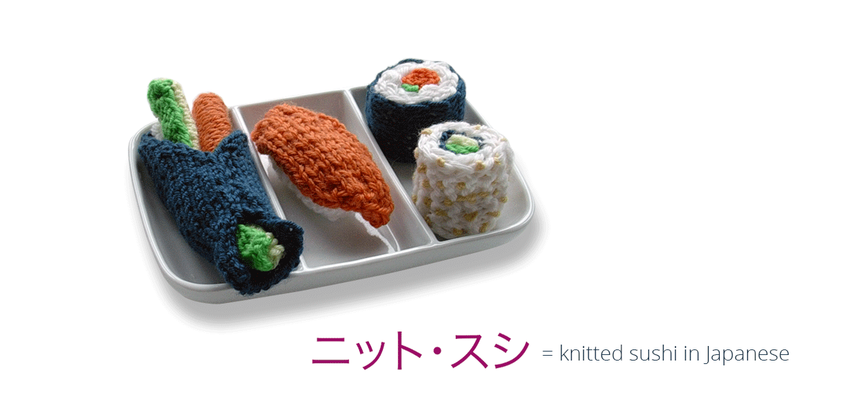 Knitsushi – Concept and Design for On- and Offline Media