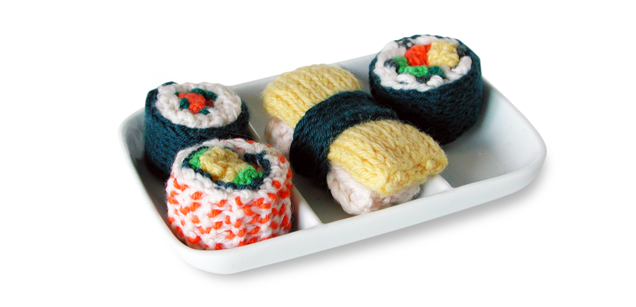 Knitsushi – Concept and Design for On- and Offline Media